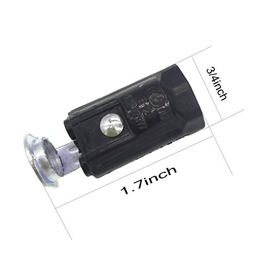 TWDRTDD Candelabra Base Lamp Holder Light Socket, E12 Base Keyless