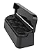 Car Coin Holder, Carfond Classic Black Premium Plastic Car Coin Organizer Case Double Sided Slots for U.S. Quarters, Dimes, Nickels, Pennies, Euros, 2018 Coin Container for Car