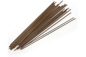 GLACIAL ART GLASS Woodland Brown Opal COE 90 Stringer Sample - 4.375" Long Bullseye Glass Stringer