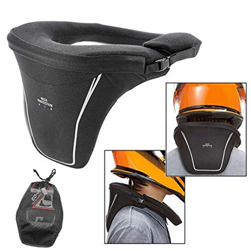 S WIDEN ELECTRIC Motorcycle Neck Protector | Motocross Neck Brace Support | Cycling Anti-Fatigue Guard for Adult | Knight Equipment Off-Road Locomotive Riding Protection