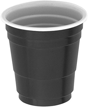 Vibrant Black Plastic Shot Glasses (59ml) Pack of 20 - Durable & Stylish Party Shot Cups, 20 Count (Pack of 1) - Image 4
