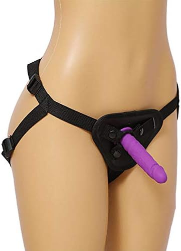Small Size Péggîng Stráp ôn for Women -Pravicy Package - Silicone Toy Only Sold by Jerlay (Purple)