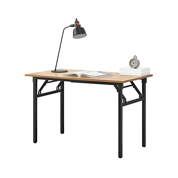 Neuhaus Klapptisch - 120 x 60 x 75-76,4cm Schreibtisch BÃ¼rotisch Computertisch Tisch Klappbar Buche/Schwarz