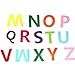 RERIVER 3.2-Inch Felt Alphabet Letters(4 Sets) 104Pcs A to Z Assorted Colors Fabric ABCs for DIY Craft Kids'Toys Christmas Birthday Party Decoration