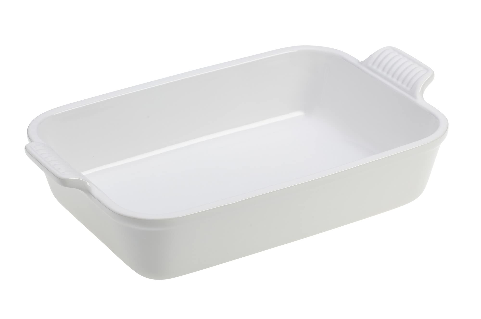 Le Creuset Stoneware Heritage Rectangular Dish, 4 qt. (12″ x 9″), White