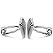Jstyle Black Cufflinks for Men Shirt Cufflinks Unique Business Wedding