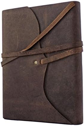 Christmas Gifts Genuine Leather Genuine Leather Journal / Personal Diary / Writing Notebook / Scrap Book/ Doodle Book / Travel Book (Design 2)