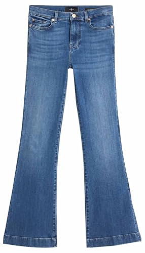 7 For All Mankind Women's Dojo TAILORLESS Yuma Jeans, Light Blue, 23W