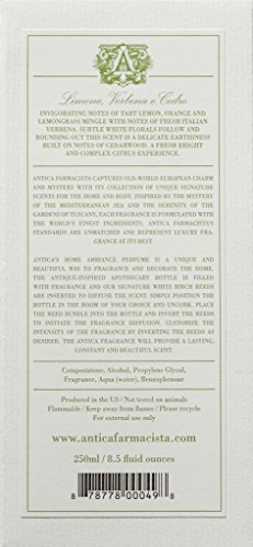 Antica Farmacista Home Ambiance Diffuser, Lemon, Verbena & Cedar, 250 ml.