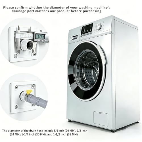 PinkCross Universal Washing Machine Drain Hose Extension, Flexible Washer & Dishwasher Hose, photo 9