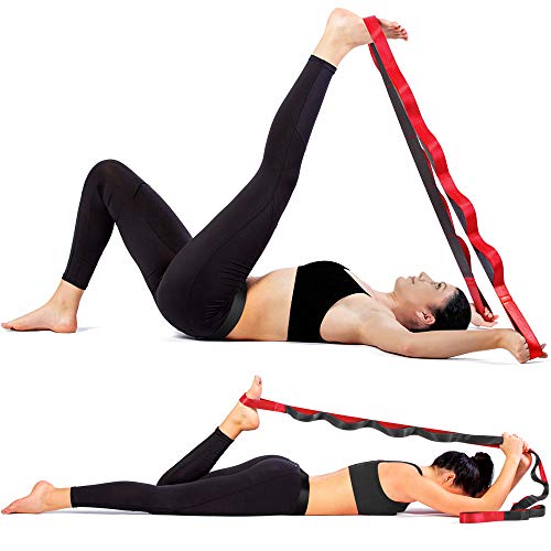 yoga straps with loops