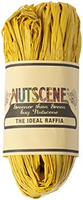 Nutscene Natural Raffia - Yellow - 50gm