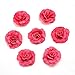 fake flowers heads Bulk Artificial Silk Mini Rose Flower Head Wedding Home Decoration DIY Garland Scrapbook Gift Box Craft Fake Flower 30pcs/lot 4.5cm (Multicolor)