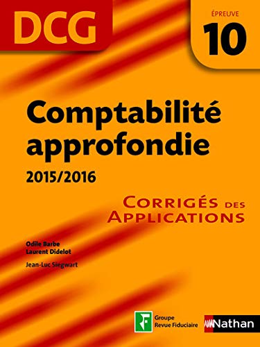 COMPTABILITE APPROFOND EPR 10 by (Paperback)