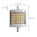 Rowrun R7S 78mm LED Warm White 3000K 8W Non Dimmable 700LM 24PCS 5630SMD AC85-265V J78 Double Ended Light 75W Equivalent J Type Halogen Bulb Replacement Pack of 2
