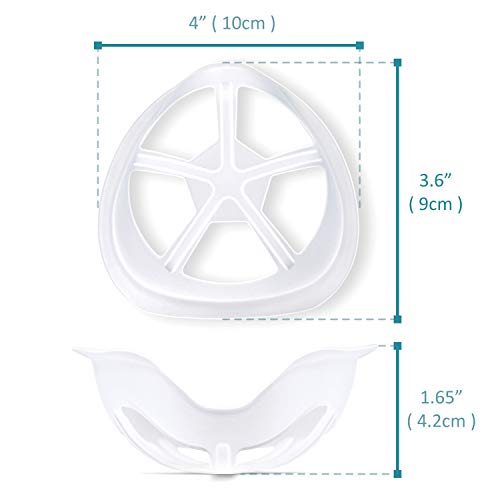 Silicone Face Mask Bracket (Translucent, 4 Pack) Pricepulse