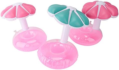 Youbedo Inflatable Pool Party Drink Floats Cup Drink Holder - Mushroom 3 Pack