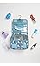 Hanging Travel Toiletry Bag, Waterproof Nylon Makeup/Shaving Kit Organizer for Men and Women - Daisy Mint