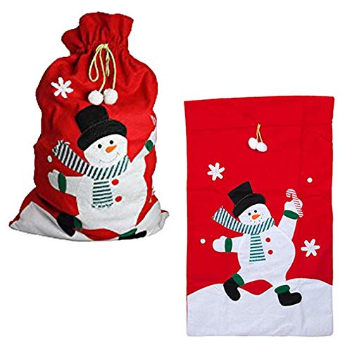 Widdle Wonderland Giant Sack - 60cm x 100cm - Snowman 4327