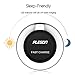 Fast Wireless Charger, PLESON Fast Charge QI Fast wireless Charging pad [Sleep-friendly] Backward Compatible with all Standard Qi-enabled devices (Fast Wireless Charger C500)