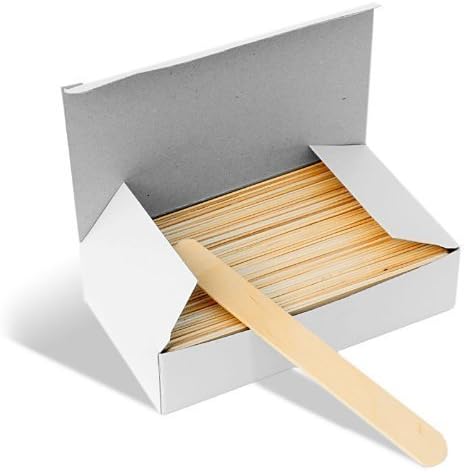 DDLBiZ Waxing Spatulas - Thick - Bag of 100, A - 100 Spatulas