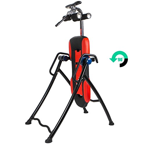 9TRADING 330lb heated massage Inversion Table Fitness Chiropractic Back Pain ache Relief,Free Tax,Delivered within 10 days