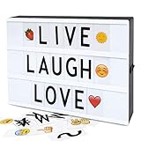 Cinema Light Box with 190 Letters Symbols - A4 Size