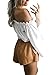FARYSAYS Women's Ruffled Bell Sleeve Shirt Stripless Blouse Off Shoulder Tops