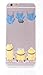 (3 minion butts-6 (4.7)-Silicone Case) ROXX New Cute Despicable Me Minions Apple iPhone 6 (4.7) 6s Ultra Slim Case Cover