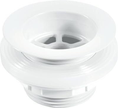 McAlpine 70mm White Plastic Flange 1" Backnut Bath Waste W5