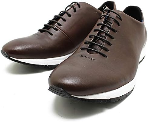 ビブラムソールレザービジネススニーカー ブラウン スニーカー レザー カジュアル メンズmk 商品 仕事用