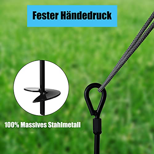 Jayzod Earth Ground Anchor 15 Inch Heavy Duty Earth Anchors Shelters