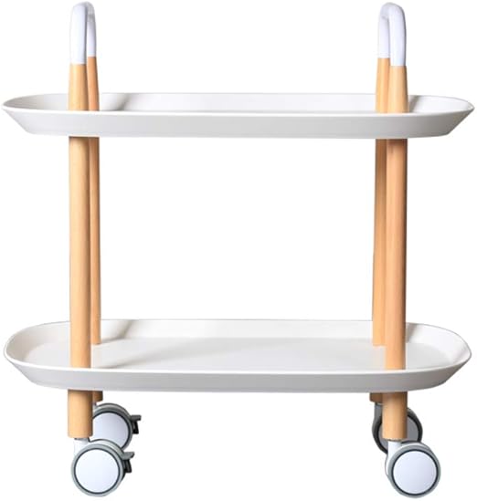 Amazon Com Nordic Solid Wood Dining Kitchen Cart Tea Trolley