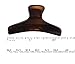 Parcelona French Flat Small Tortoise Brown Shell Narrow Salon Jaw Hair Claw Clip Clutcher Clamp