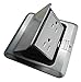 Pop Up Floor Box Countertop Box w/15A with Duplex Receptacle - Brushed-Stainless Finish