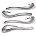 COMIART Stainless Steel Soup Spoon Thick Heavy Weight for Home, Kitchen or Restaurant, Set of 6
