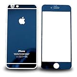 For Iphone 6 Screen Protector,ucanfix Electroplating Mirror Effect Front & Back Tempered Glass Screen Protector for Iphone 6 4.7 Inch (blue)