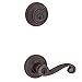 Kwikset Lido Keyed Entry Lever and Single Cylinder Deadbolt Combo Pack with Microban Antimicrobial Protection featuring SmartKey Security in Venetian Bronze (99910-047)