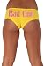 Women's Juniors Pink Bad Girl Booty Shorts