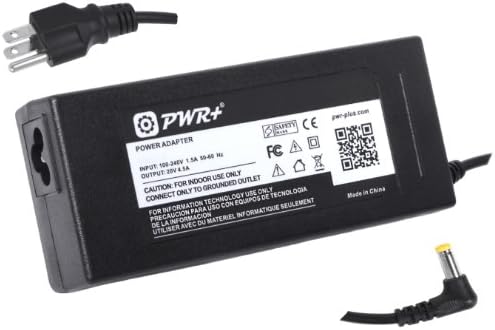 Pwr+ 90W Extra Long 14 Ft AC Adapter Laptop Charger for Lenovo IdeaPad, Essential: B570 G570 G575 G580 G585 N580 N585 N586 P500 S400 S415 U310 U410 U510 V570 Y400 Y480 Z400 Z500 Z580 Power Cord