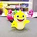 10 pcs Cute Shark Cupcake Toppers (5 colors), Shark Cake Toppers Picks for Kids Birthday Party, Baby Shower Cake Decorations