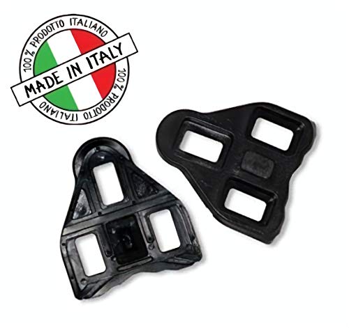 Gio Look Delta Compatible Cleats Black 0 Degree Float (Fixed) - Indoor Cycling and Road Bike