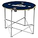 NFL Logo Brands Los Angeles Chargers Collapsible Round Table with 4 Cup Holders and Carry Bag, Team Color
