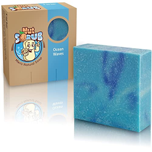 Nut Scrub Men's Bar Soap, 5 Oz Deodorant Bath Bars