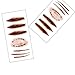 Coobbar 10pcs Halloween Zombie Scars Tattoos With Fake Scar Bloody Costume Makeup Halloween Decoration Terror Wound Scary Blood Injury Sticker (6)