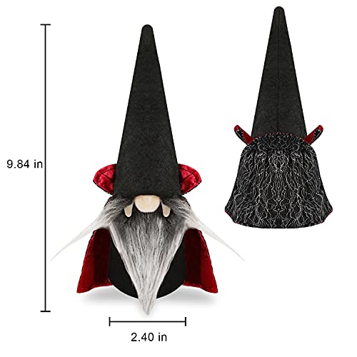 2 Pcs Halloween Witches Gnome Rudolph Dolls Halloween Plush Faceless Decorations for Kids Gift Halloween Party Home Table Decorations