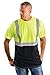 Classic Black Bottom T-Shirt Wicking Birdseye Hi-Viz Safety Shirt - 3X-YELLOW-