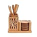 Astra Gourmet Bamboo Tea Accessories Chinese Gongfu Tea Ceremony Utensils Set