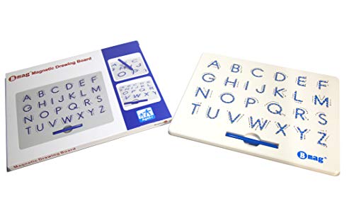 BMAG Magnetic Drawing Tablet, Magnetic Upper-case Alphabet Letters Tracing Board, ABC Magnetic Drawing Letter Board, Magnatab Learning Toys for Kid - Thumbnail 5