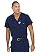 Landau Essentials Men's Vented Scrub Top Navy 2XL